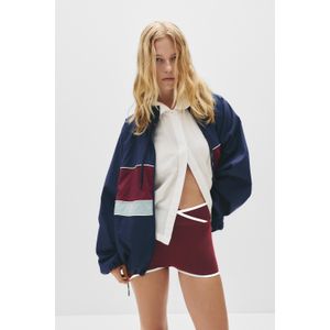 Short Met Overkruiste Taille En Contrast