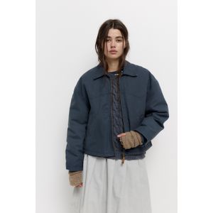 Marineblauw Jack Met Rits