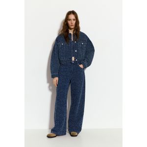 Baggy Jeans Met Textuur