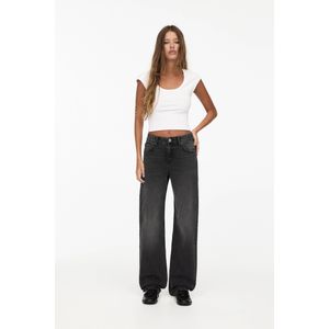 Straight Jeans Met Halfhoge Taille