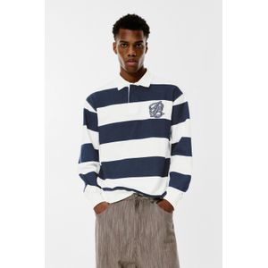 Gestreepte Polo Met Lange Mouw