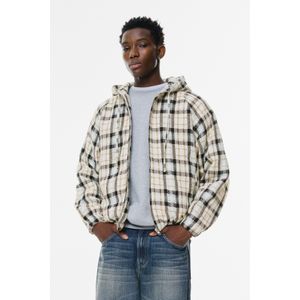 Geruite Jas Met Capuchon