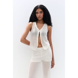 Crochet Gilet Met Knopen