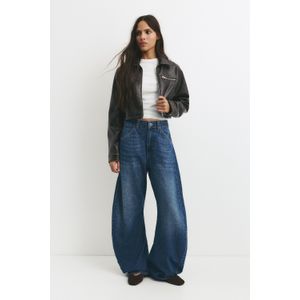 Barrel Jeans Met Halfhoge Taille