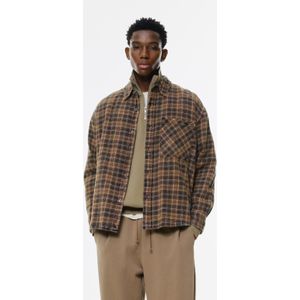 Bruin Geruit Overhemd