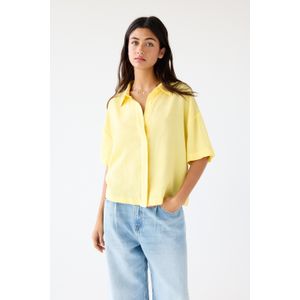 Rustieke Overhemd Met Korte Mouw