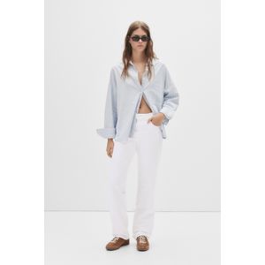 Straight Jeans Met Halfhoge Taille