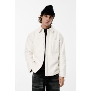 Overshirt Met Synthetisch Teddy