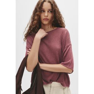 Rustieke Trui Met Korte Mouw