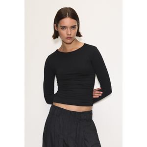 Polyamide T-Shirt Met Open Rug