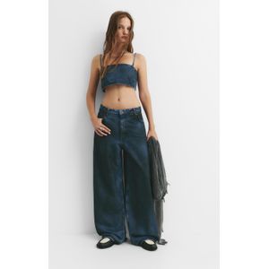 Super Baggy Jeans Met Coating