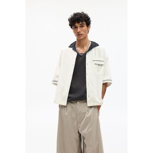 Bowlingshirt Met Bloemenprint