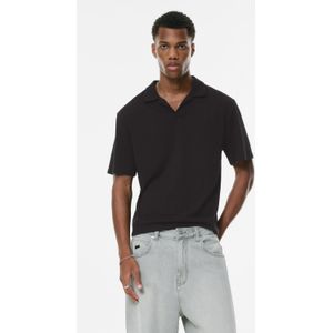 Tricot Polo Met Korte Mouw
