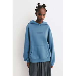 Sweatshirt Met Tekst En Paneel