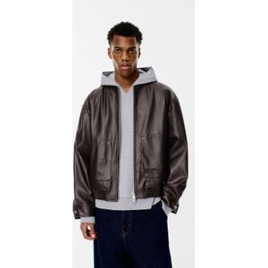 Bomberjack Met Leereffect