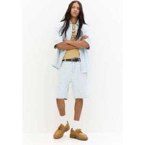 Baggy Bloemenprint Denim Bermuda