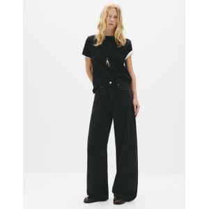 Jeans Met Hoge Taille En Wijde Pijpen