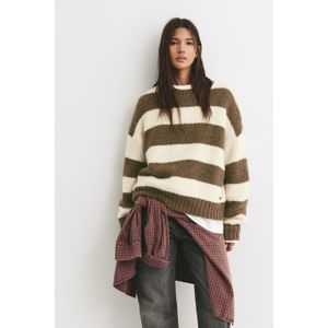 Grofgeweven Gestreepte Trui