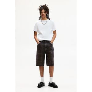 Geruite Skater Denim Bermuda