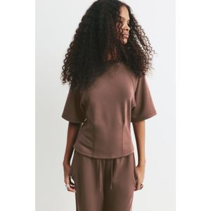 Sweater Met Korte Mouw En Modal