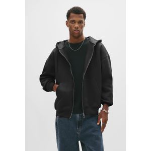 Basic Hoodie Met Capuchon En Rits