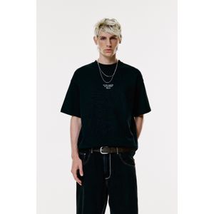 Boxy Fit Sweater Met Korte Mouw