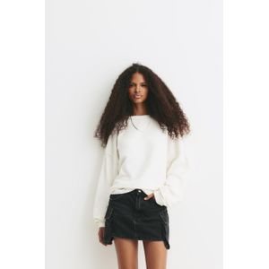 Denim Minirok In Cargostijl