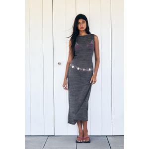 Glinsterende Midi-Jurk