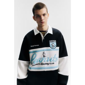 Peanuts-Poloshirt Met Panelen