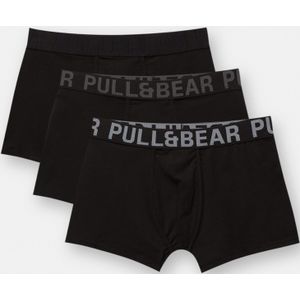 3-Pack Grijze Boxershorts Met Pull&Bear-Logo