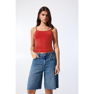 Polyamide Top Met Dunne Bandjes