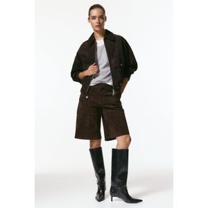 100% Suède Leren Bermuda