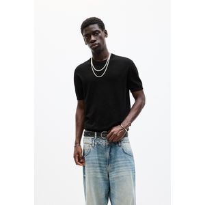 Tricot T-Shirt Met Korte Mouw