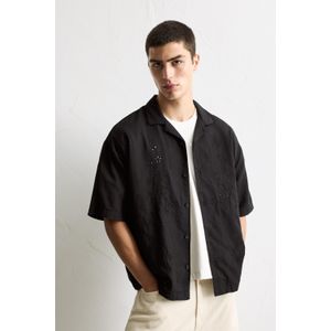 Blouse Met Geborduurde Bloemen