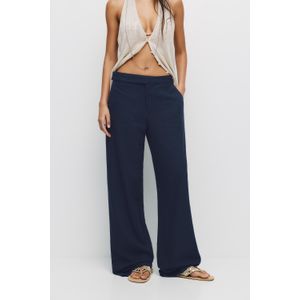 Rechte Broek Van Linnenmix