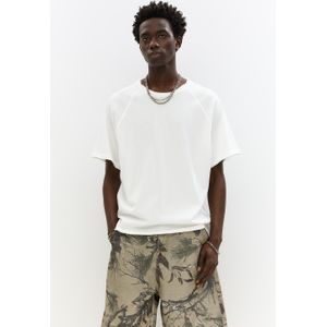 T-Shirt Met Biesjes En Korte Mouw