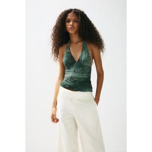 Haltertop Met Tie-Dye