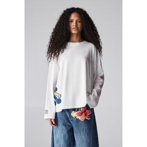 T-shirt - Oversized - Zwart - Katoen - Bráulio Amado-logo