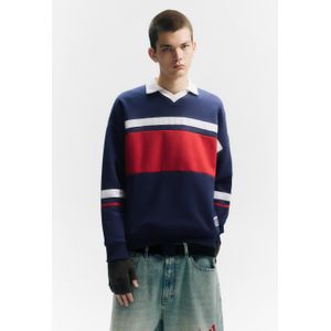 Stwd Polo Sweater Met Panelen