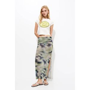 Tule Tie-Dye Halflange Midi Rok