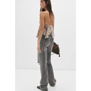 Top Met Bandjes En Print