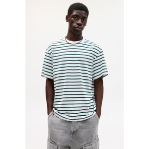 Gestreept T-Shirt Met Korte Mouwen