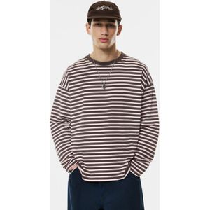 Gestreept T-Shirt Met Lange Mouw
