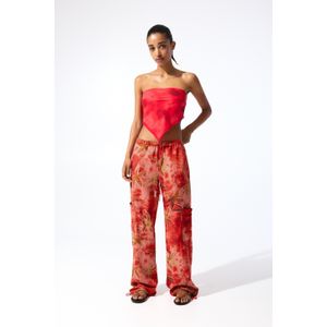 Rustieke Broek Met Bloemen
