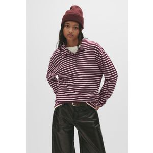 Gestreepte Polo Met Lange Mouw