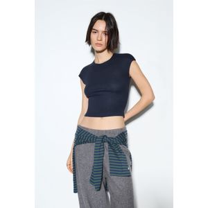 Getailleerd T-Shirt Met Korte Mouw