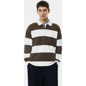 Gestreepte Polo Met Borduursel