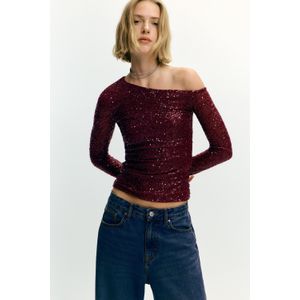 Asymmetrische Top Met Lovertjes