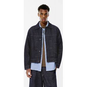 Denim Truckerjack Met Zak