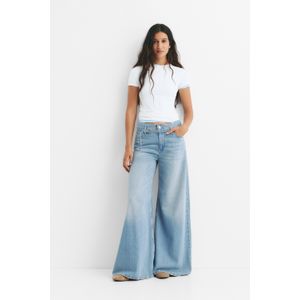 Super Wide Leg Jeans Met Riem